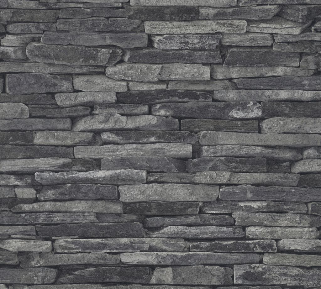 A close-up view of a stone wall texture.