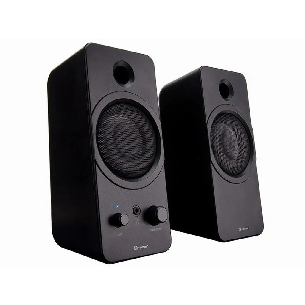 Enceintes PC Stéréo 2.0 Tracer Mark Bluetooth 12W pour Ordinateur