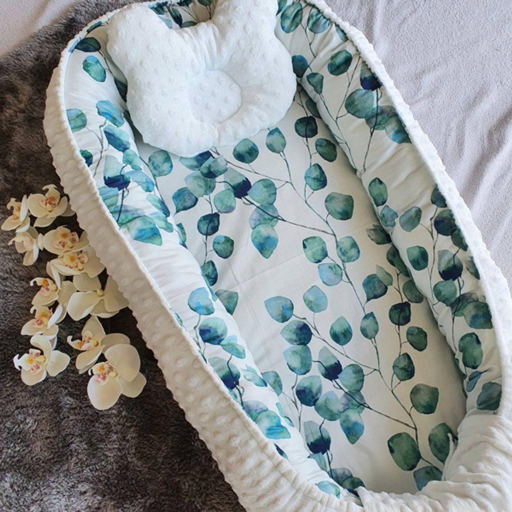 Babynest Cocoon Nestchen Kokon Eukalyptus