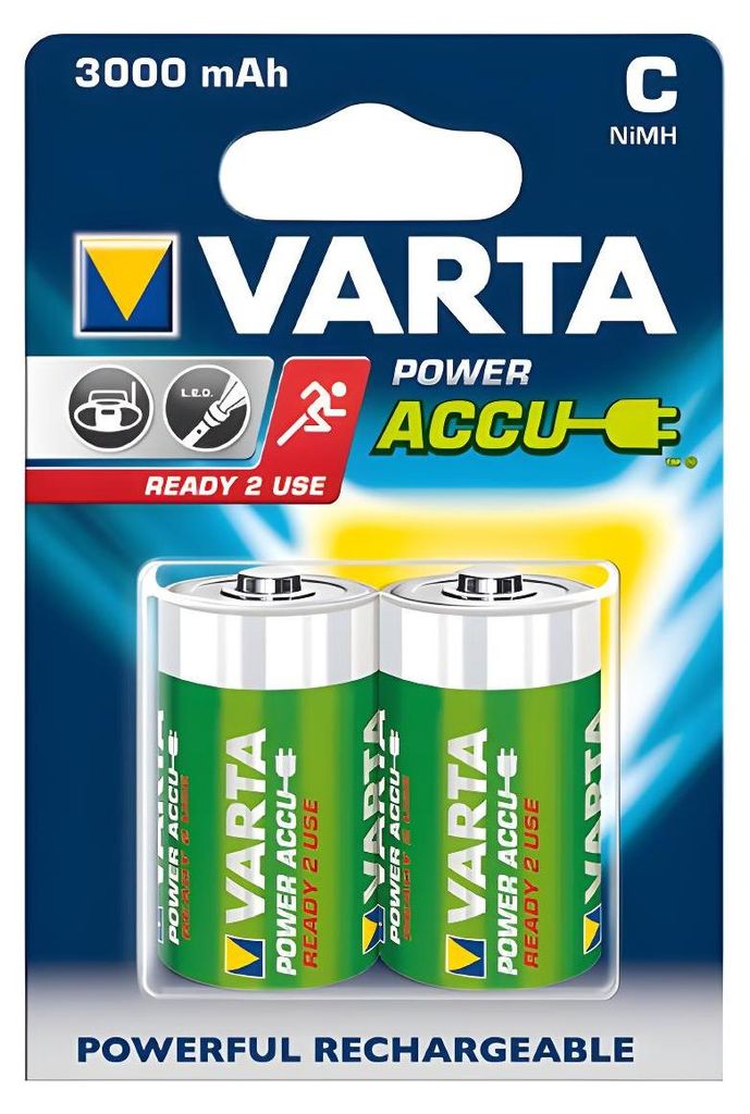 Varta C / Baby NiMH Batterie Pile per telecomandi, Immagine del prodotto 
