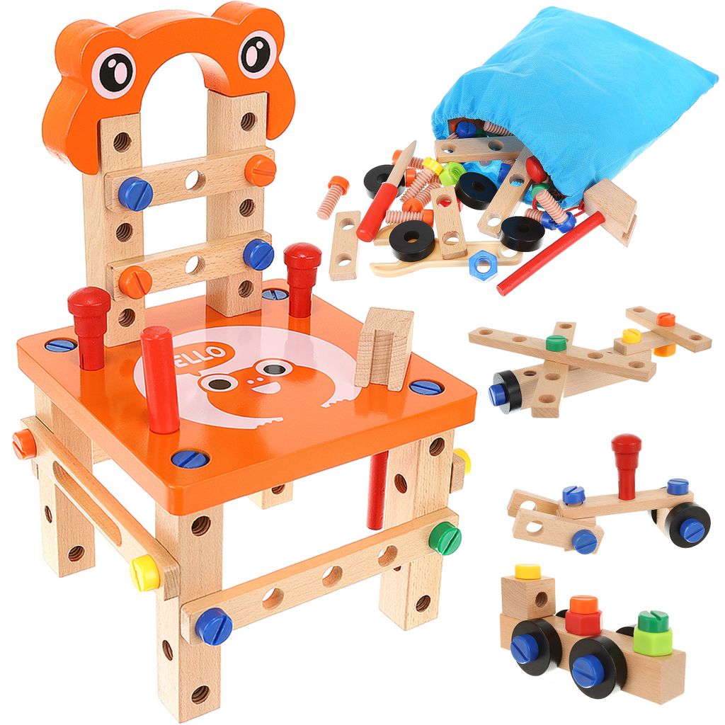 Bau Reparatur Werkzeug Werkbank Kit Rollenspiel Spielzeug für Kinder und 