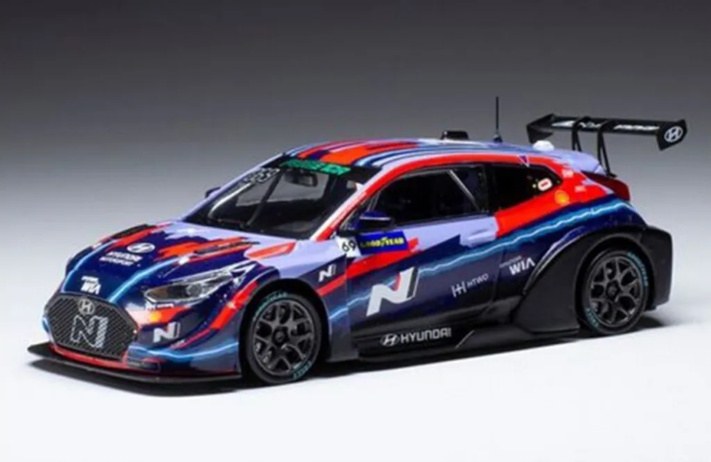 Hyundai Veloster N ETCR #69 Pau 2021 IXO Models 1:43 Voiture Miniature