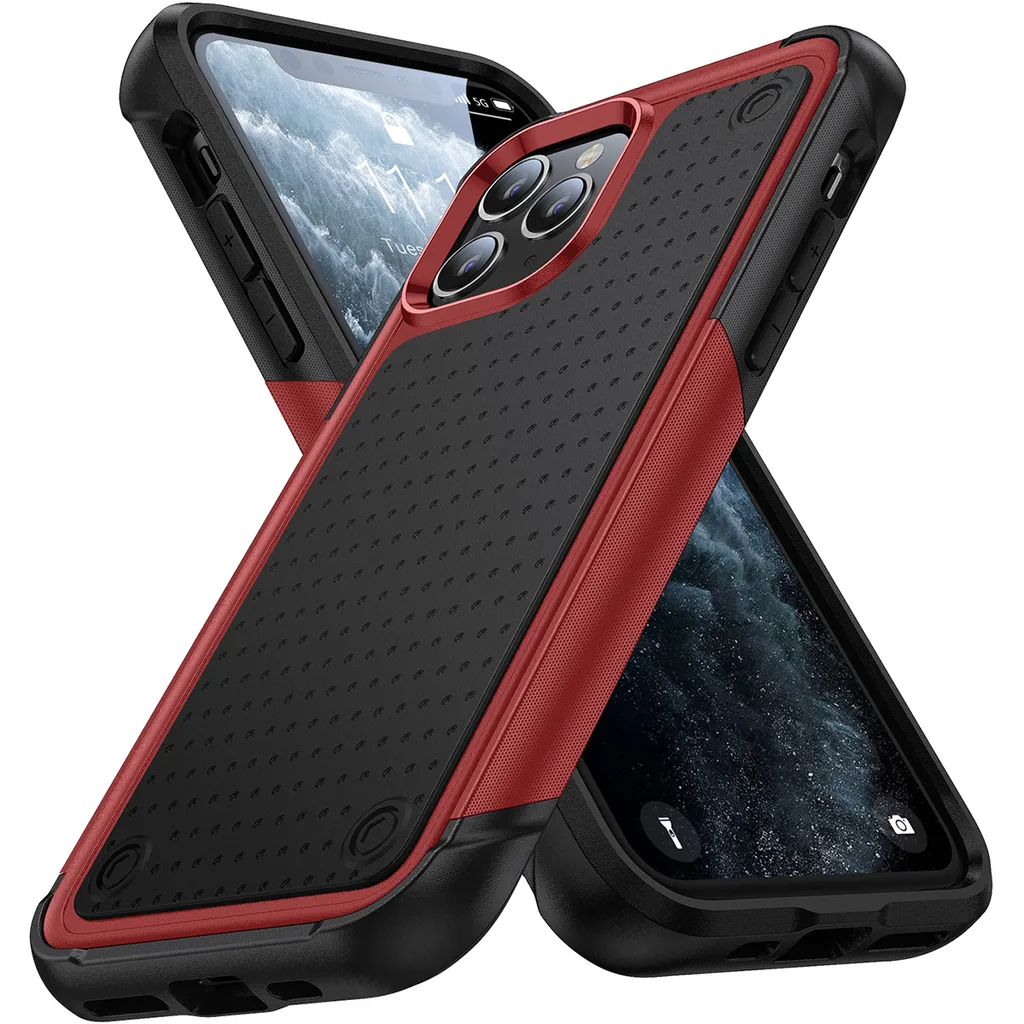 Custodia Antiurto iPhone 11 Pro - Qualità Militare PC/TPU - Rossa