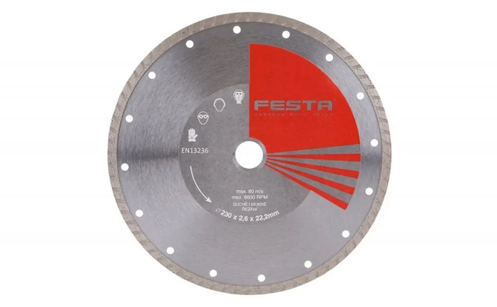 Guida al Disco FESTA 230 TURBO: Prestazioni Top per Taglio Diamantato