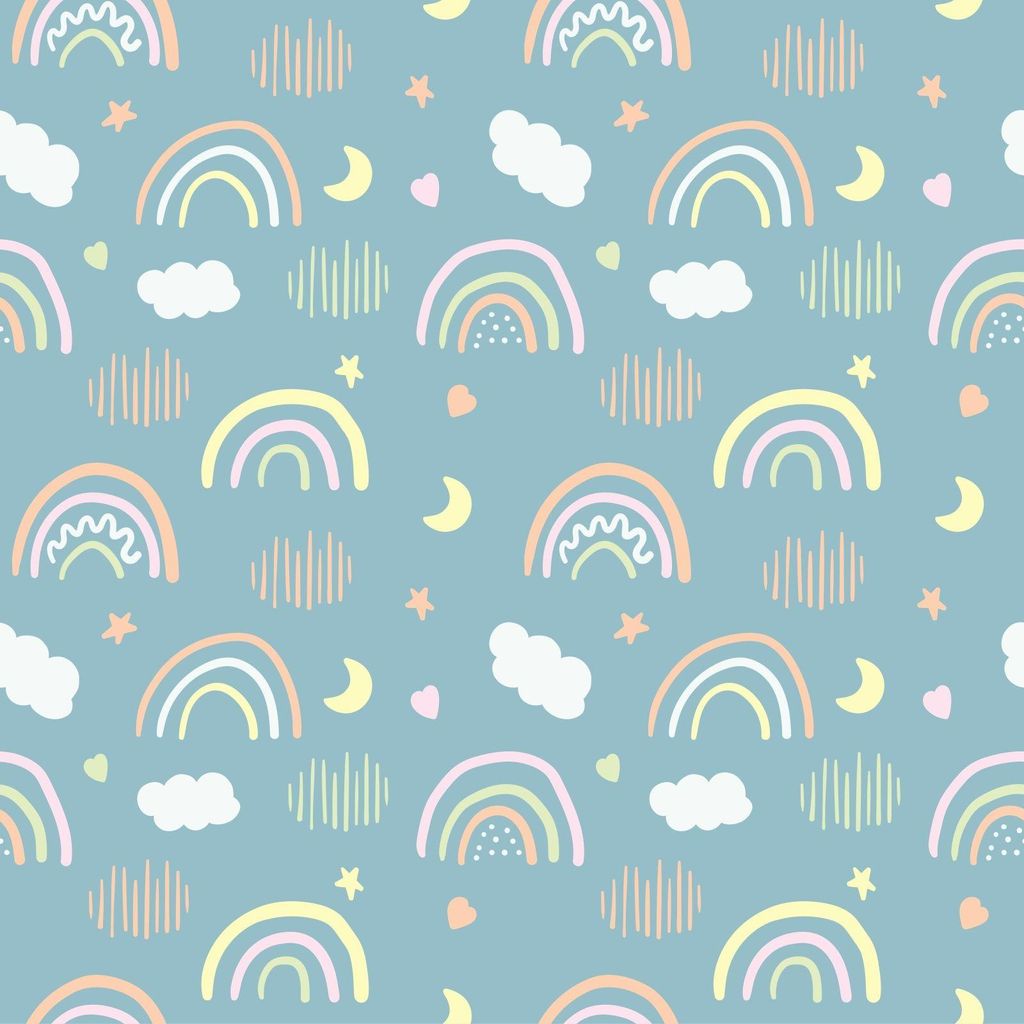 OUTDOOR DEKOSTOFFE OXFORD - Motiv Regenbögen I DR150