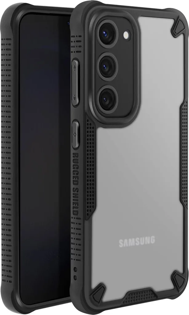 Custodia Avizar Galaxy S23 Anti-shock | Nero Matte Professionale