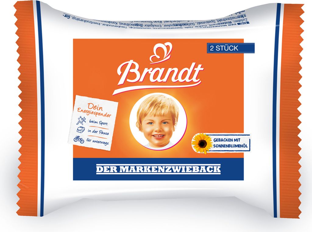 Brandt značkový suchar pečený na slunečnicovém oleji 50 x Obrázek produktu 