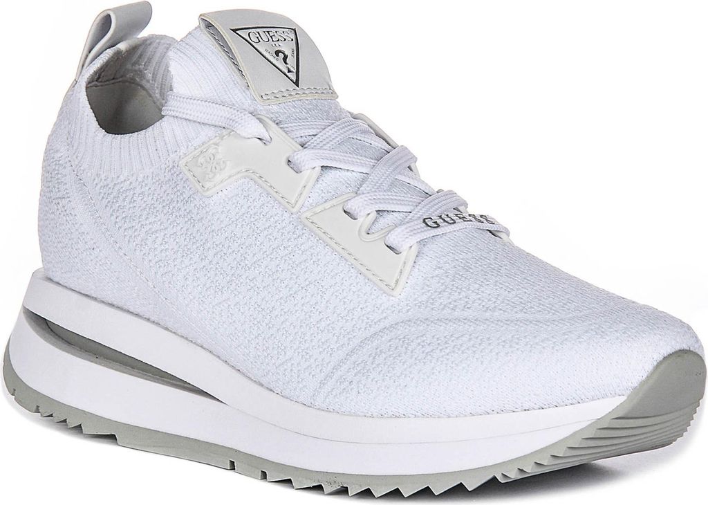 Guess Esti Mesh in Weiß für Damen – 8 UK - 41 EU - 10 US / White