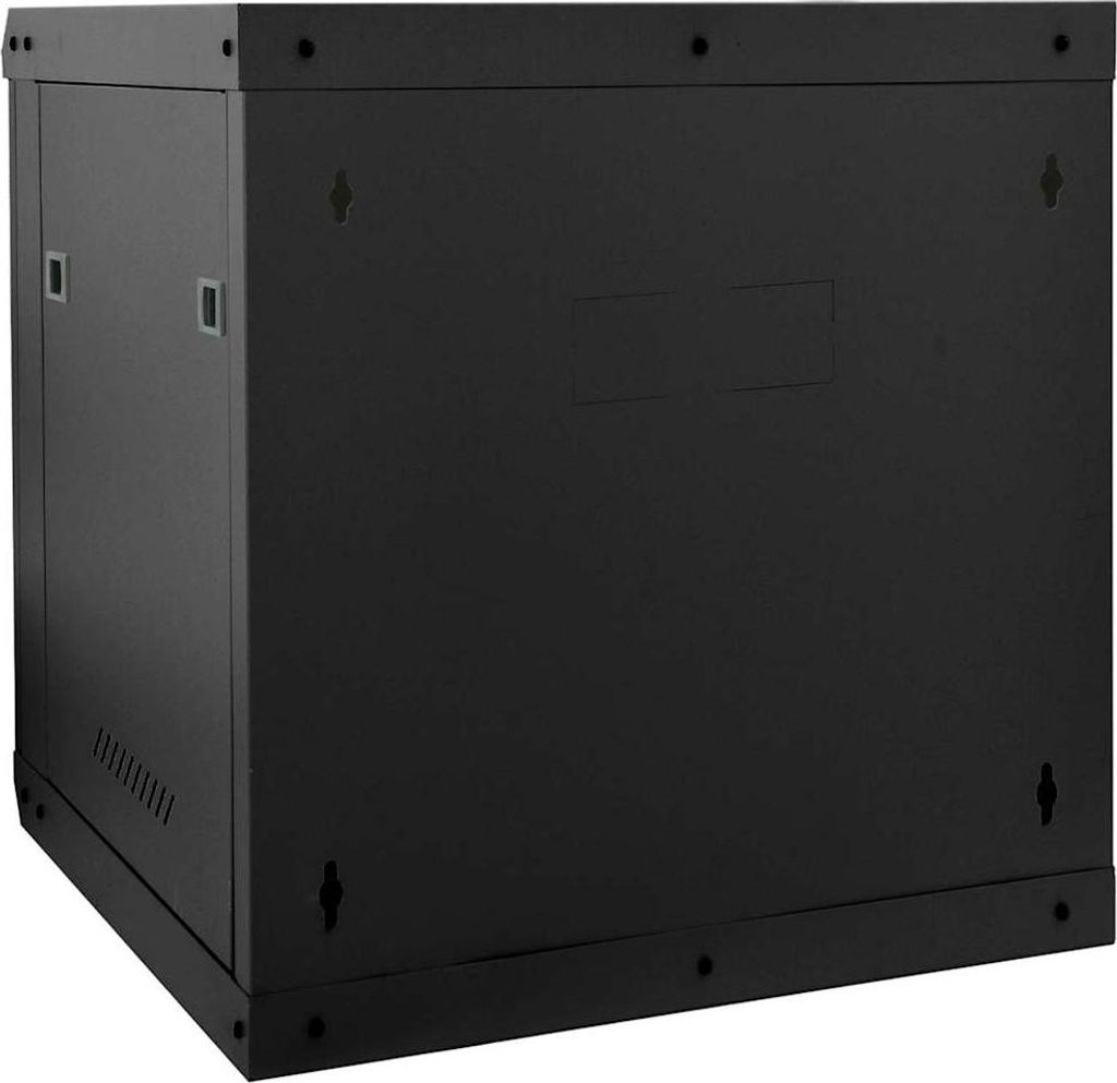 "Schlussverkauf" Netzwerkschrank mit Speicher - VIDAXL - Schwarz 53x60x60 cm Stahl C17709
