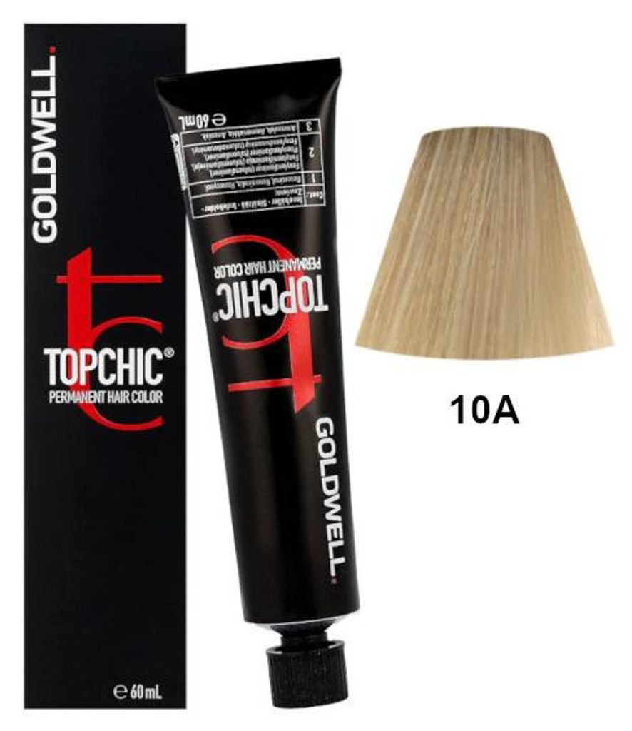 Goldwell Topchic Tube C10A Pastel Ash Blonde 60ml  - colore Immagine del prodotto 