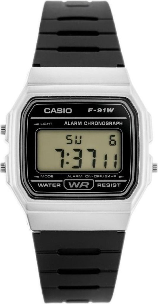 Digitale Damenuhr Casio Collection Retro Style F-91WM-7AEF Produktbild 