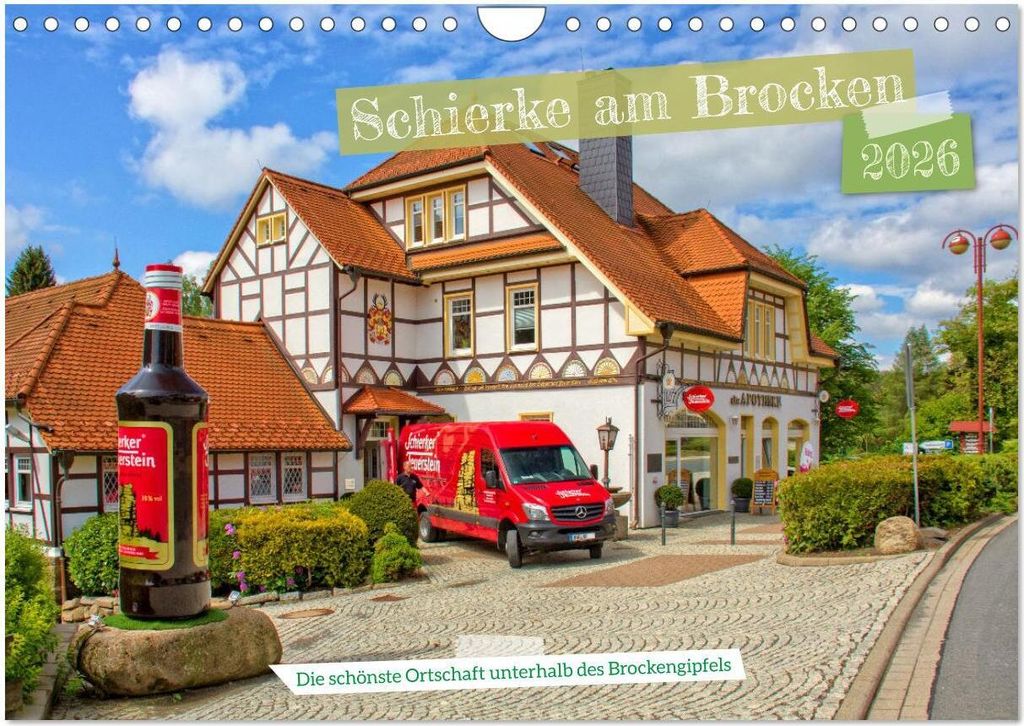 Schierke am Brocken - Die schönste Ortschaft unterhalb des Brockengipfels (Wandkalender 2026 DIN A4 quer), CALVENDO Monatskalender