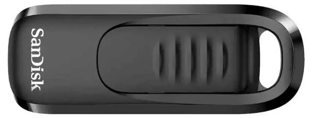 Clé stockage USB Type-C SanDisk 512Go mémoire flash rétractable noire