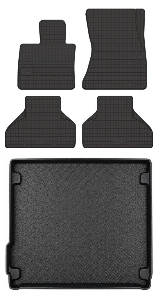 Gummimatten + Kofferraumwanne für BMW X5 F15 2013-2017 Produktbild 