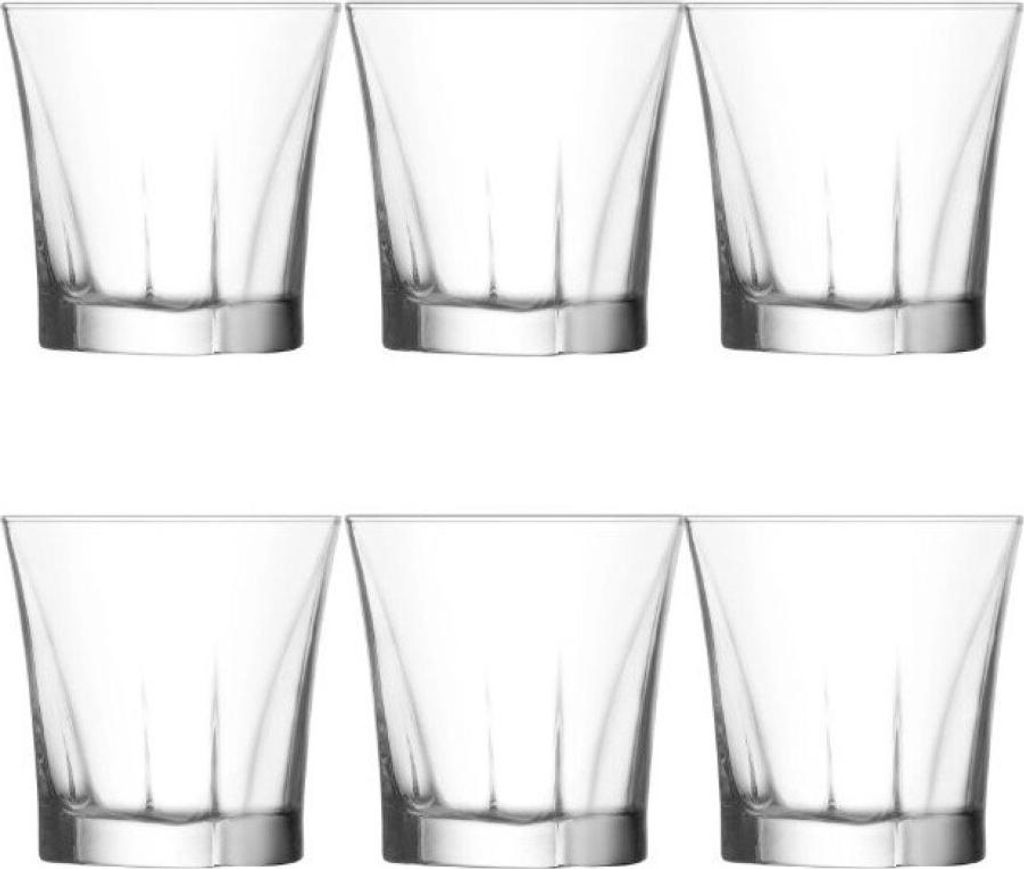 LAV Truva Trinkgläser 6er Set - 280 ml, zeitloses & elegantes Design
