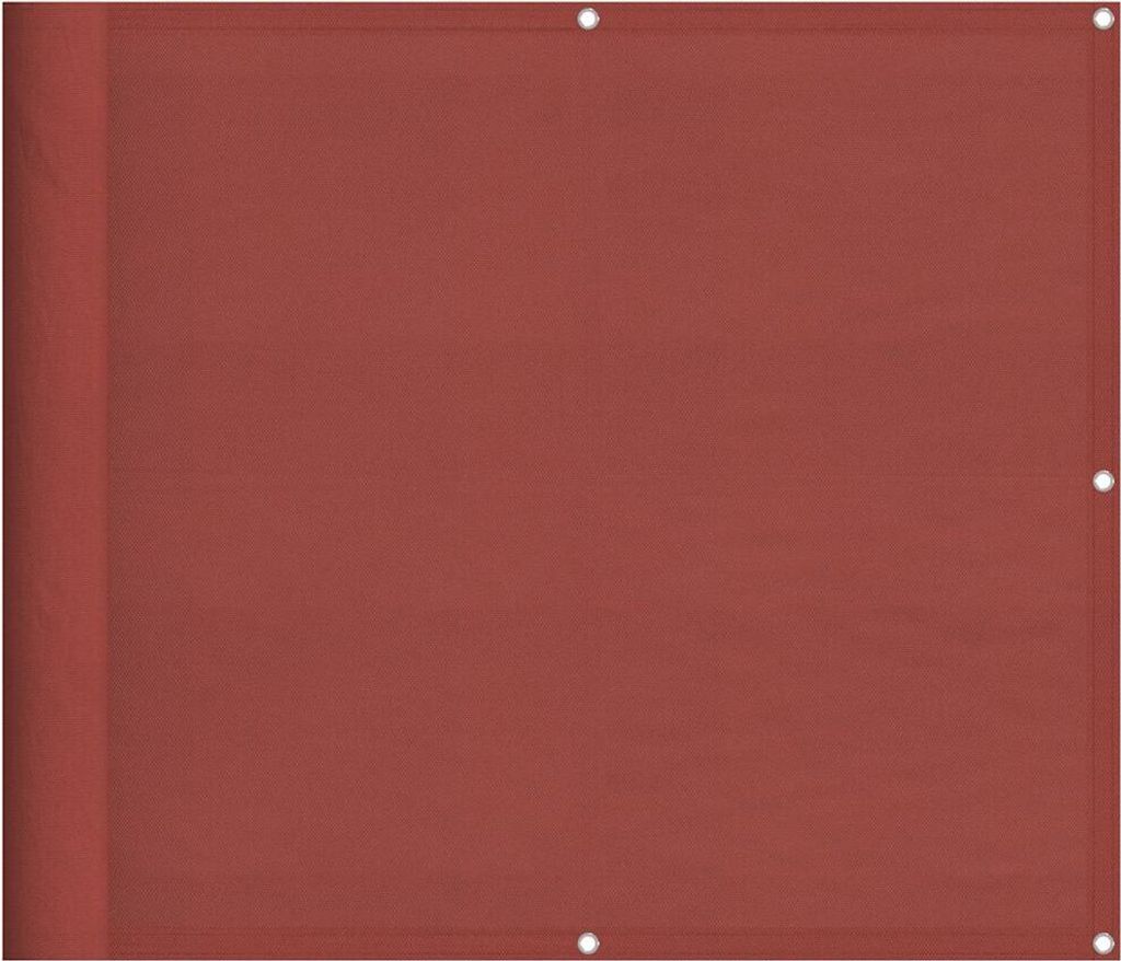 Balkon-Sichtschutz Terrakotta 90x700 cm 100 % Polyester-Oxford