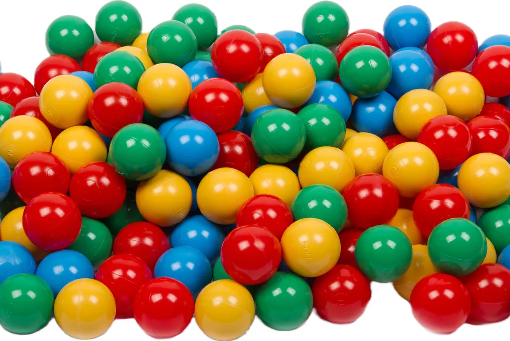 MISIO Balles pour Piscine - 500 Pièces Multicolores Ø 6 cm en LDPE Souple