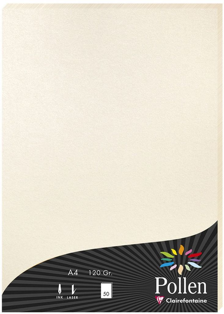 Clairefontaine 24303C Packung mit 50 Blatt Pollen, DIN A4, Obrázek produktu 