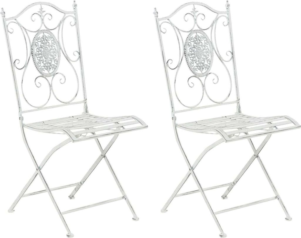 CLP 2er Set Gartenstühle Sibell antik-grün Produktbild 