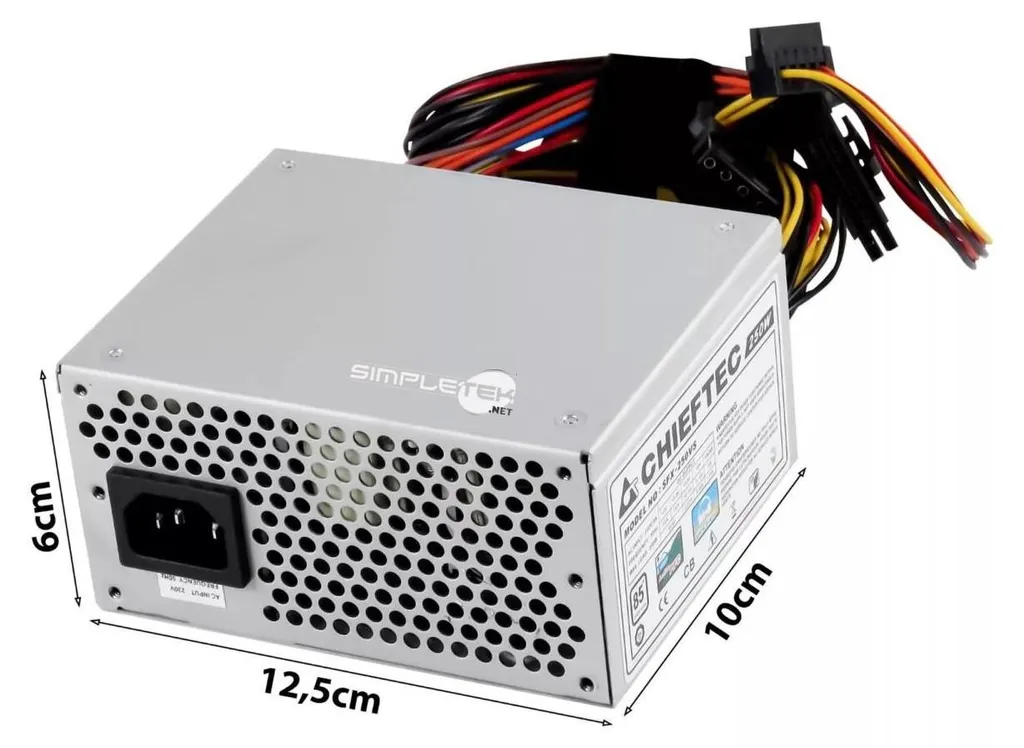 Bloc d'Alimentation Interne SFX 250W Chieftec pour PC Format Mini-ITX SFF - 4
