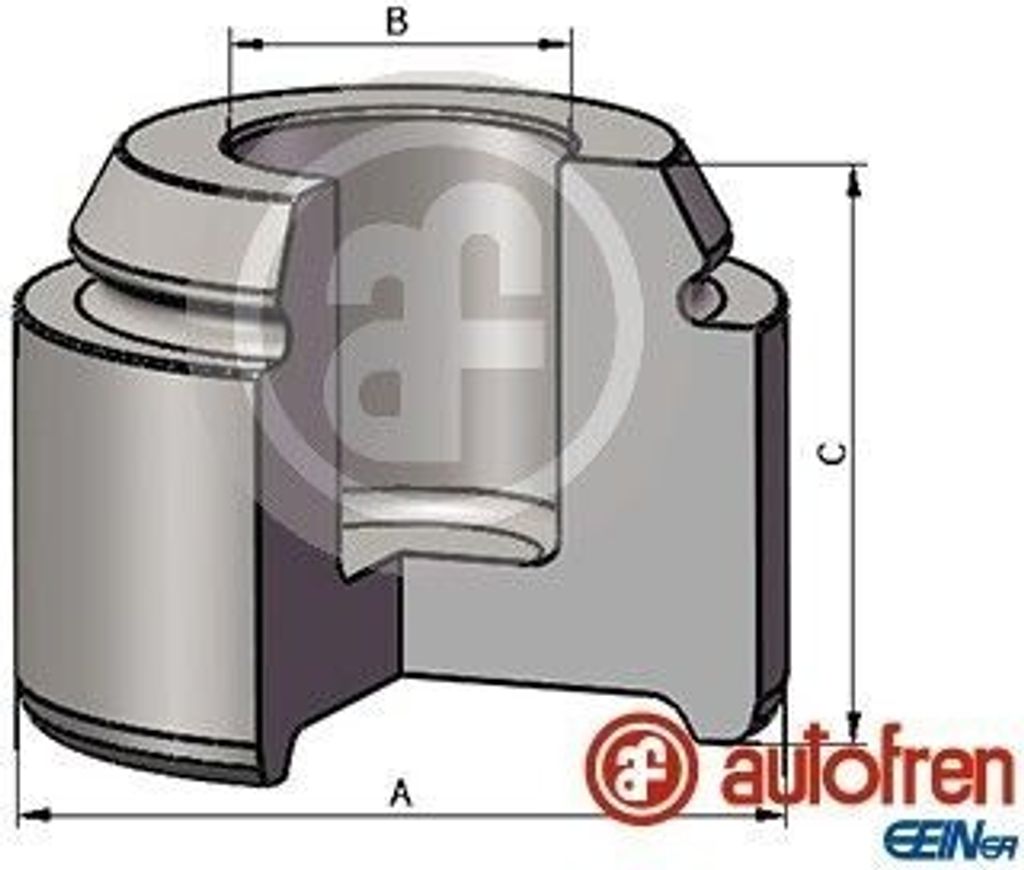 AUTOFREN SEINSA Bremssattel-Kolben für IVECO DAILY II Pritsche/Fahrgestell 50mm Stahl