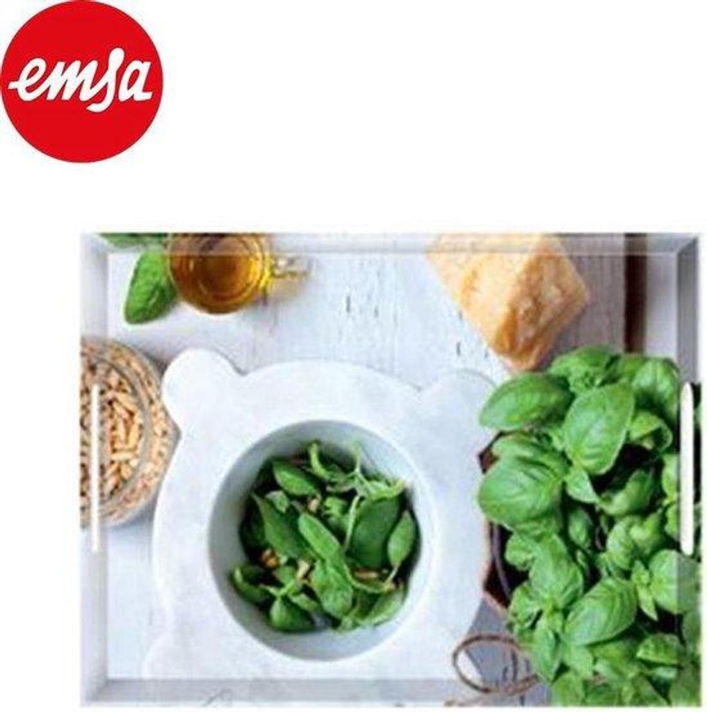 EMSA 516876, Klassisches Serviertablett, Rechteck, Melamin