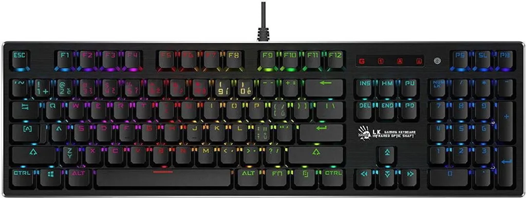 Clavier Bloody B820 Red Switch A4tech mécanique gamer AZERTY rouge