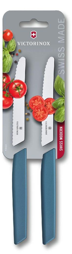 Victorinox Swiss Modern Tomaten- & Tafelm., 2-teilig,Wellens.,Blister,cornf.