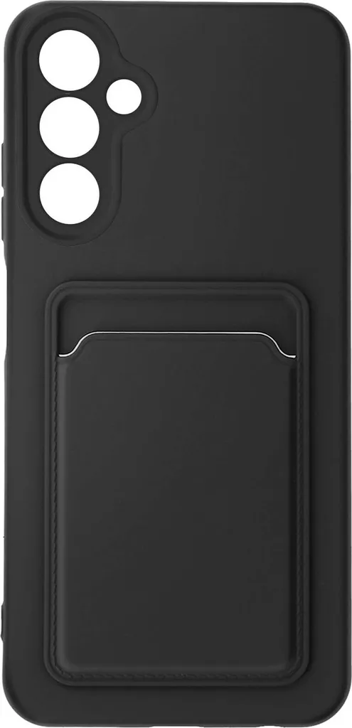 Avizar, cover Samsung Galaxy A25 5G portacarte, impedisce le impronte digitali, nero