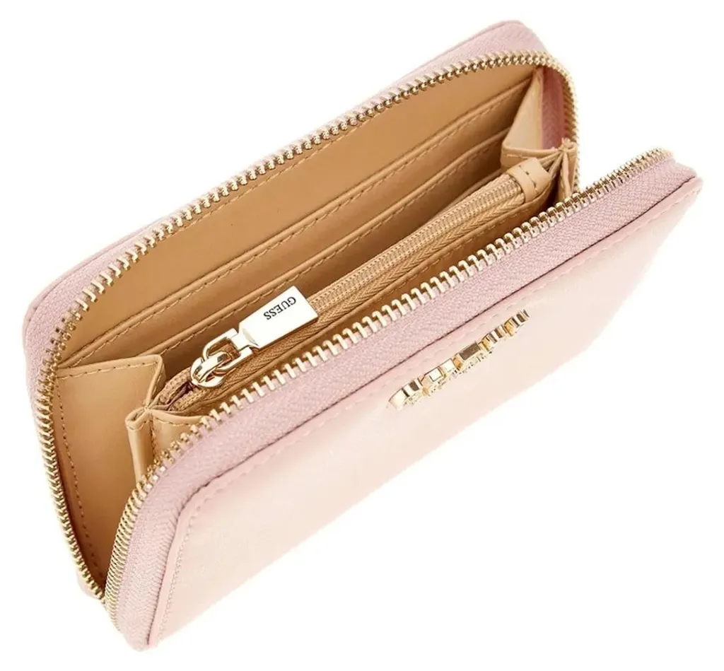 Laurel Portefeuille 4 Compartiments 14 cm Rose - Accessoire Compact Chic