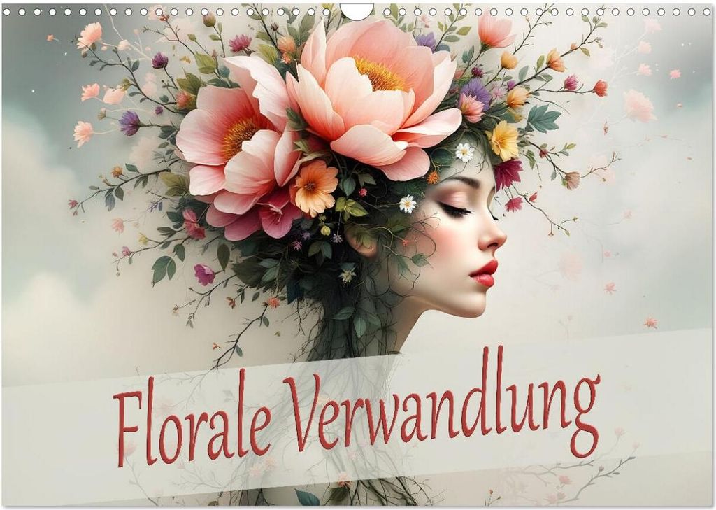 Florale Verwandlung (Wandkalender 2026 DIN A3 quer), CALVENDO Monatskalender