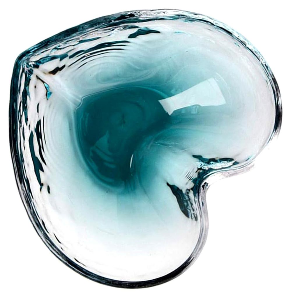 Herzförmige Glasschüssel 4,72 Zoll Klare Dessertschale aus Glas für Obstsalat, Snacks und Salate
