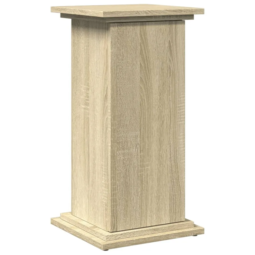 vidaXL Piedistallo con vano portaoggetti Rovere Sonoma 31x30x60 cm Materiale a base di legno