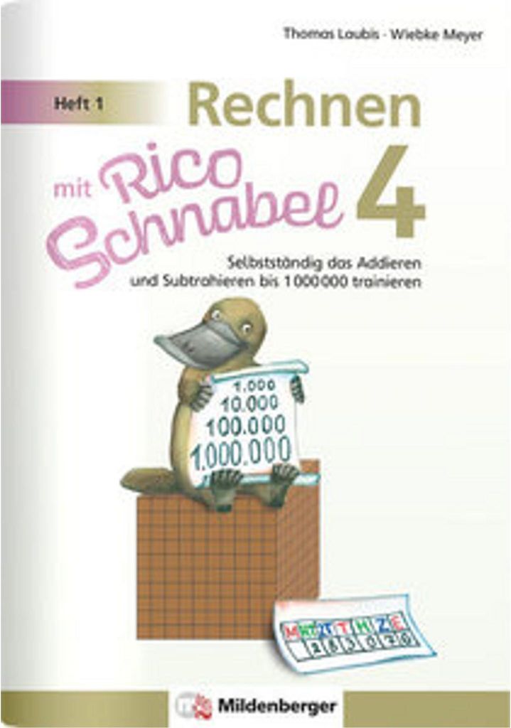 Rechnen mit Rico Schnabel Klasse 4, Heft 1 - Selbstständig Image du produit 