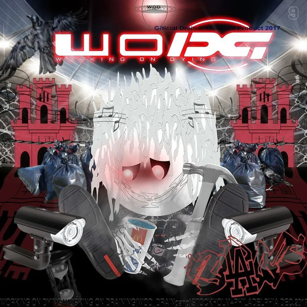Album Bladee Working On Dying Vinyle Transparent LP Son Premium Authentique