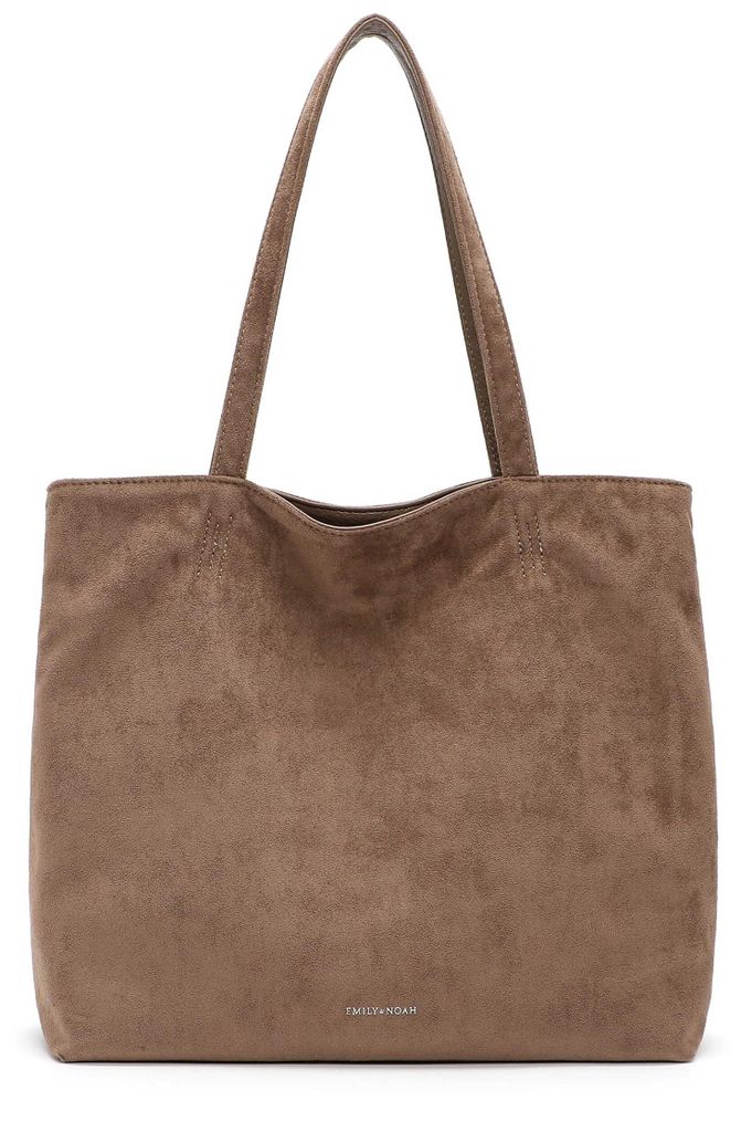 emily & noah Eva Suede Damenaccessoires Tasche Beige Produktbild 