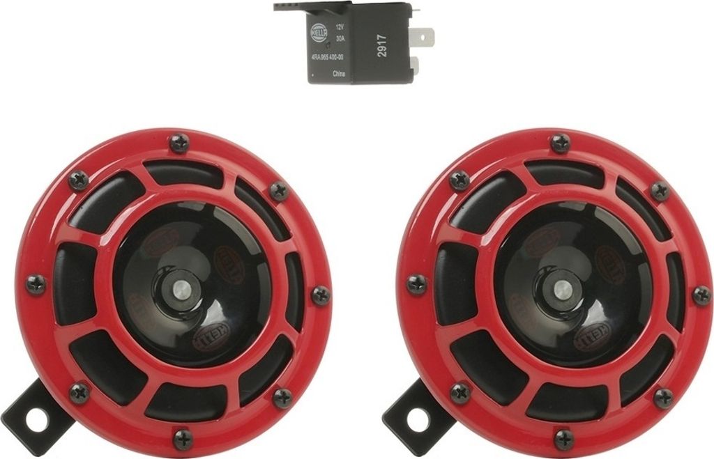 HELLA Horn 3AG 003 399-801 123mm 125mm elektrisch 85mm Produktbild 