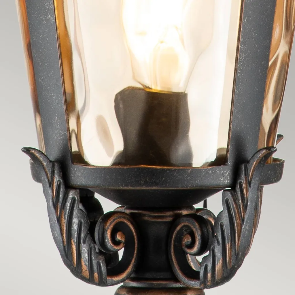 Éclairage extérieur Baltimore style ancien E27 60W pour terrasse et jardin