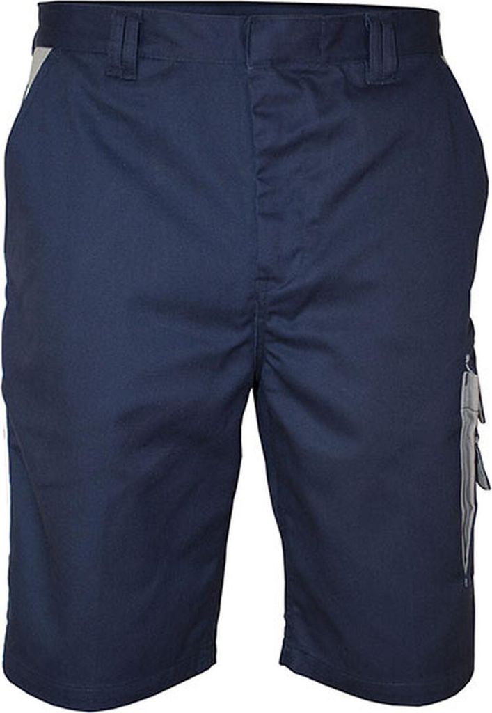 Carson Contrast CC709S | Contrast Work Shorts / Bei 60 Grad waschbar - Farbe: Deep Navy/Grey - Größe: 44