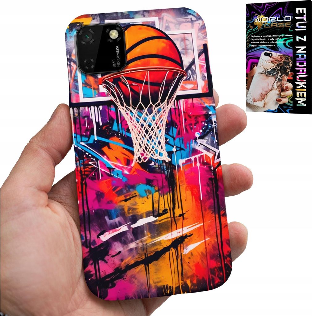 Fall Für Huawei Y5P - Basketball Nba Strasse Graffiti Korb Fan