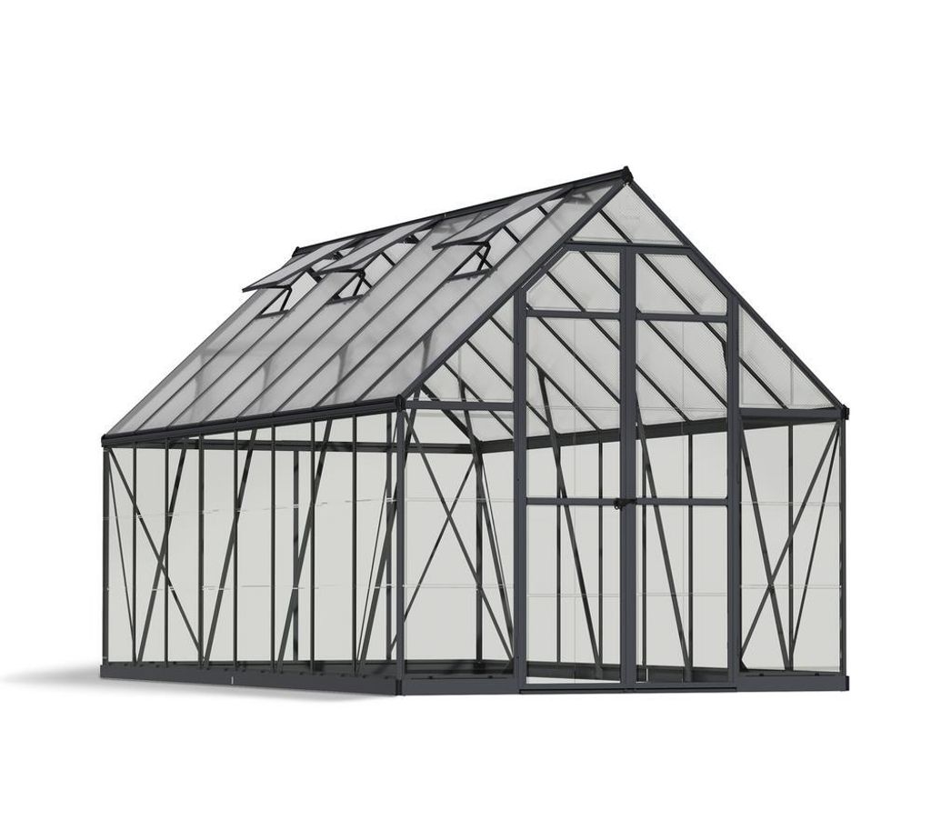 A product shot of a greenhouse on a white background.