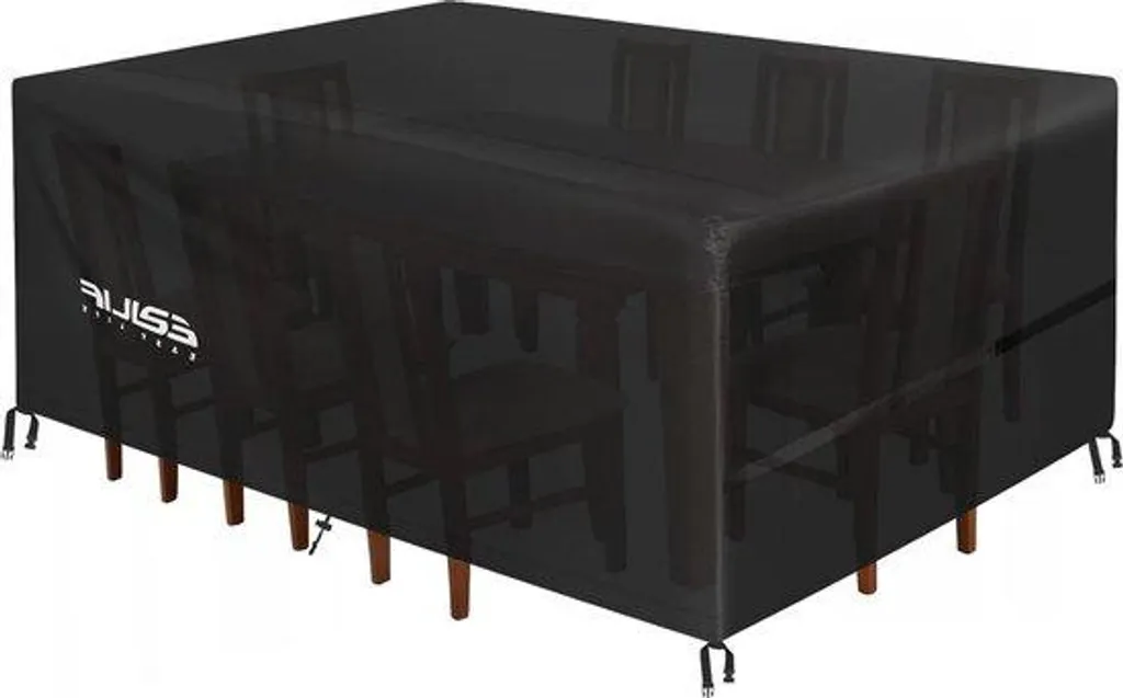 Housse de jardin rectangulaire 200x160x74 cm en tissu Oxford résistant