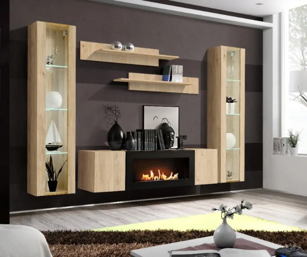 Vitrine d'Exposition pour Collection et Vaisselle FREYA Hickory Jackson