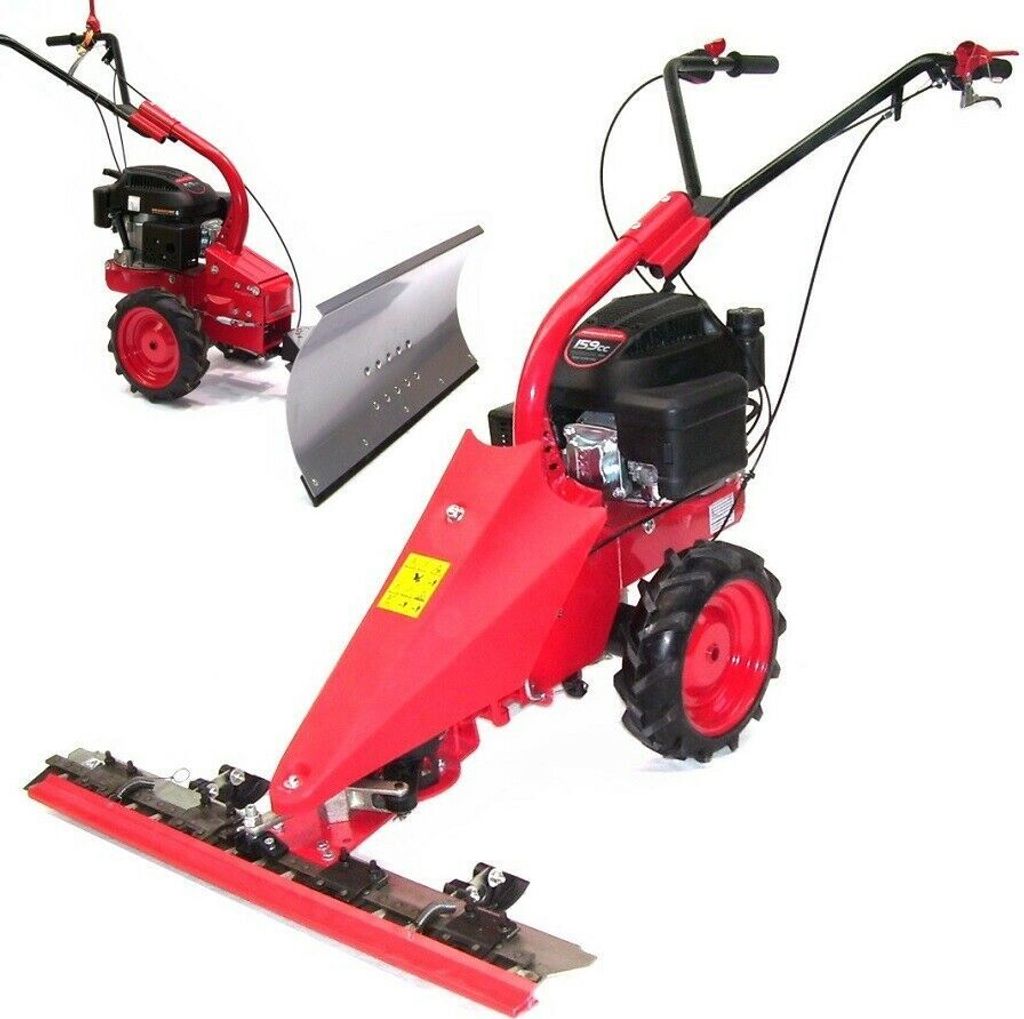 2in1 Balkenmäher incl. Schneeschild Winterset Hochgrasmäher Kreiselmäher Mäher