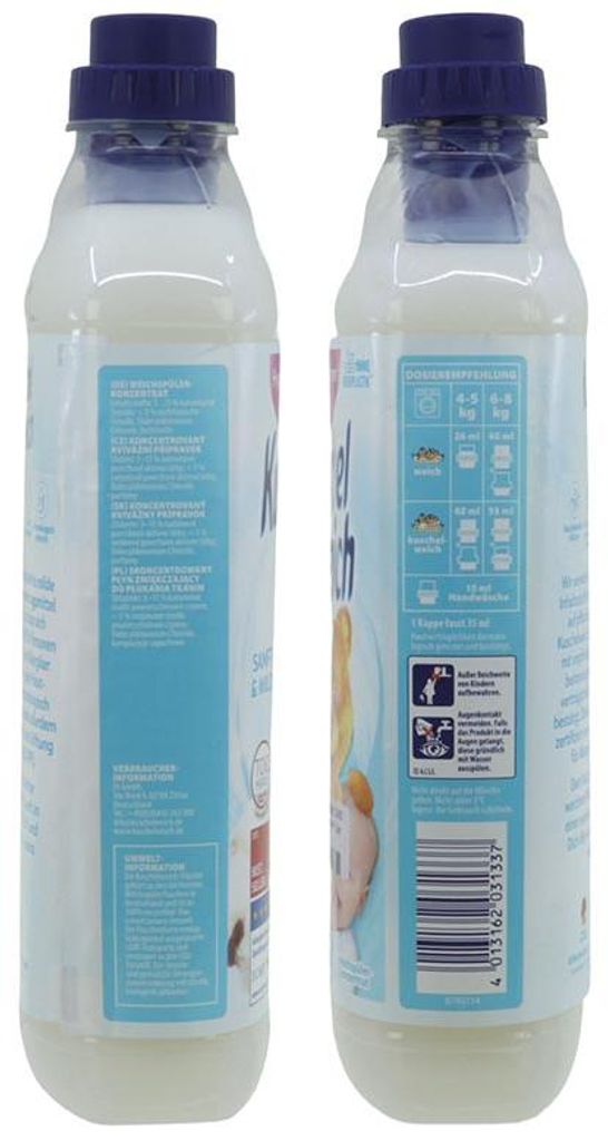 KUSCHELWEICH Weichspüler 1Liter Sanft & Mild 38WL Produktbild 