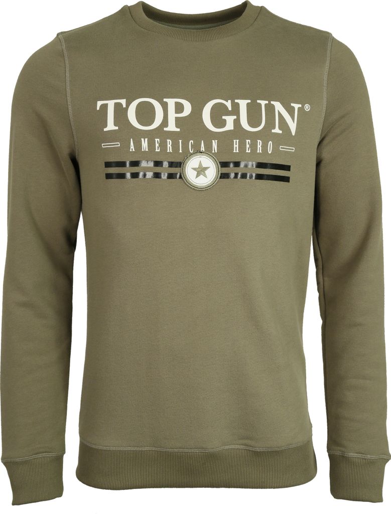 Top Gun Sweatshirt TG202011129 Herren olive M