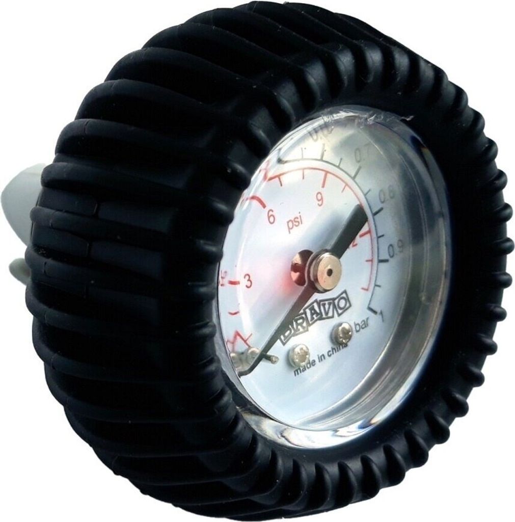Manomètre Bravo avec adaptateur universel Pompe à air 1.0 Image du produit 