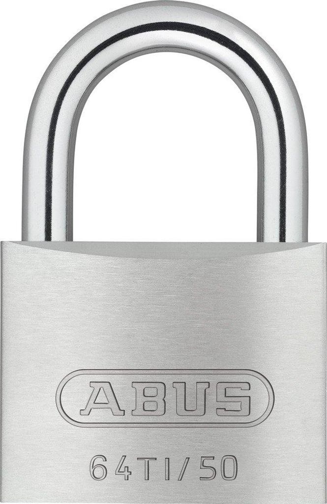 ABUS 64TI/50, Herkömmliches Vorhängeschloss, Tastensperre, Produktbild 