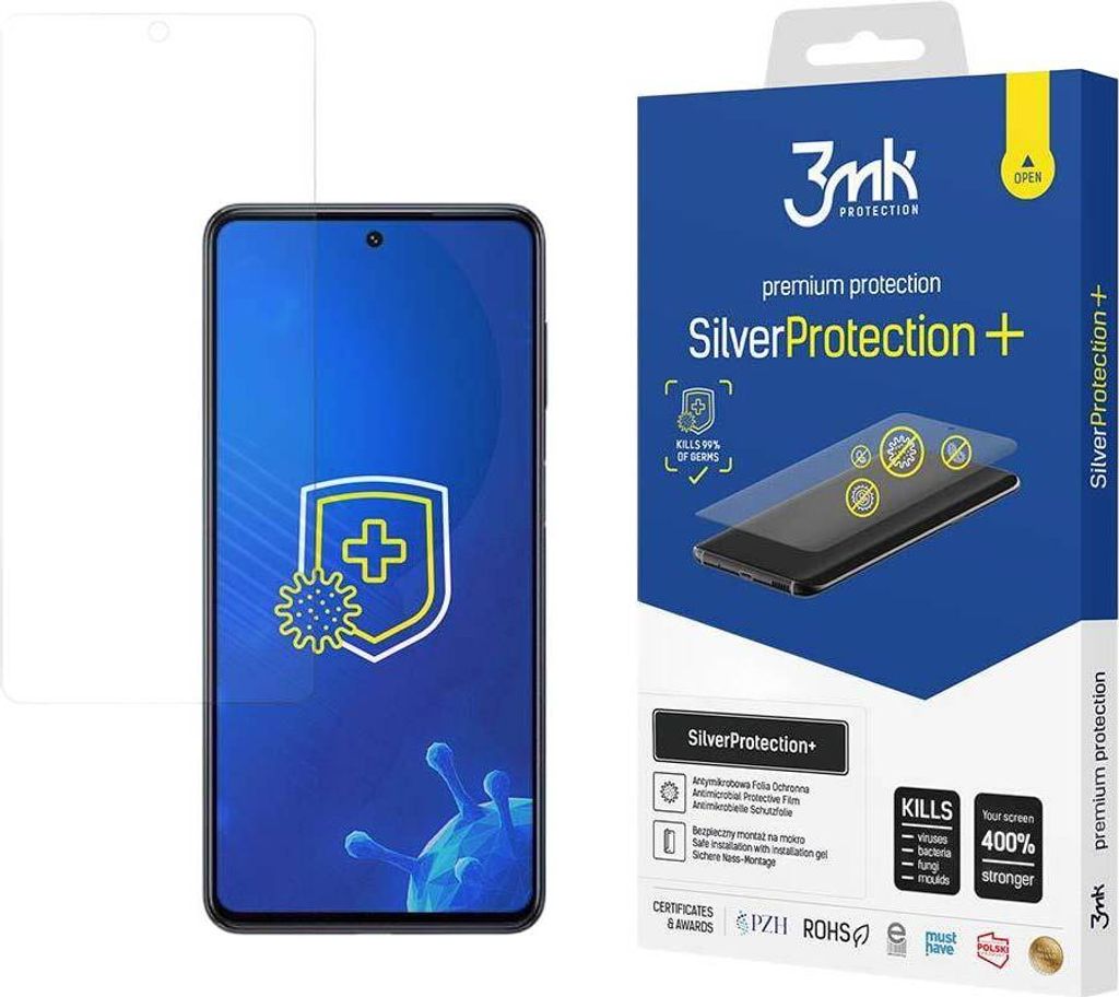 3mk Display Antimikrobielle Schutzfolie SilverProtection+ für Samsung Galaxy M54 0,21mm Self-Heal