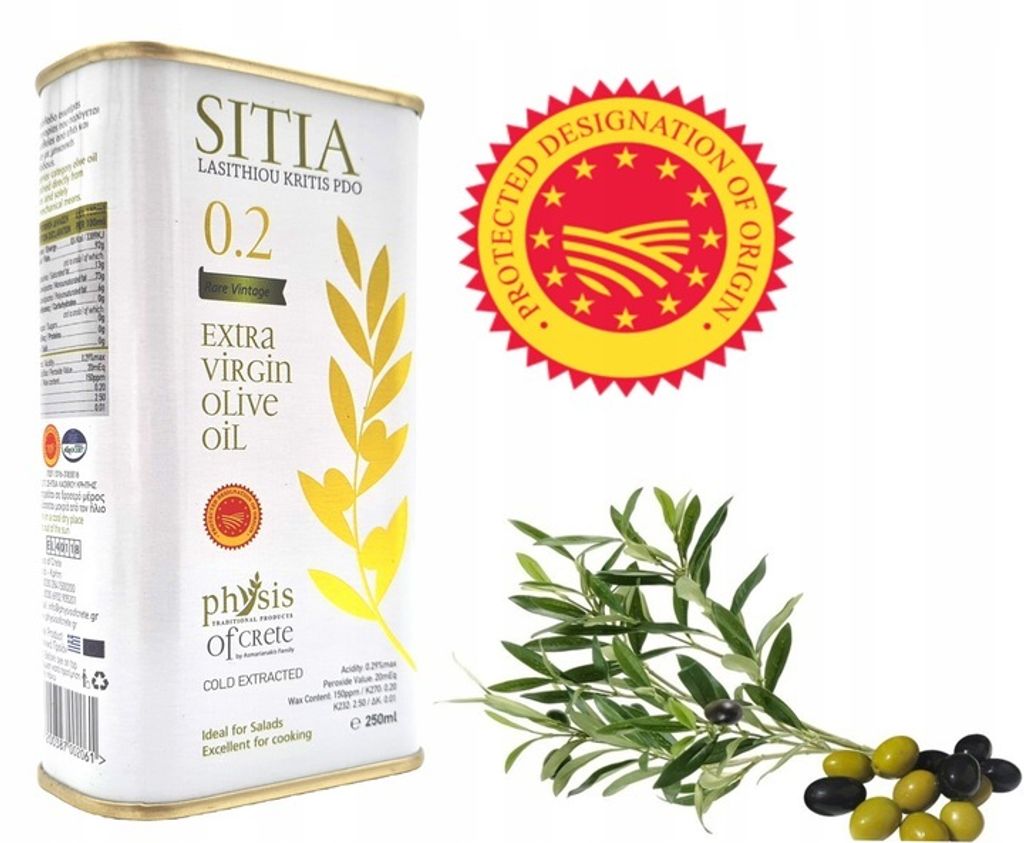 Sitia Natives Olivenöl Extra 250 ml PDO Kreta Physis of Produktbild 